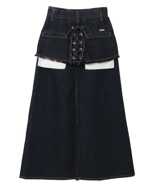 CONVERSE TOKYO デニムスカート 「HL」LACE-UP DENIM SKIRT RIGID (SET