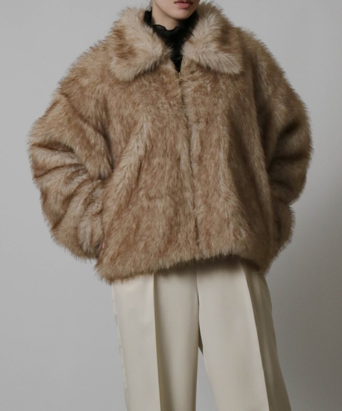 【新品】GOSOAKY ファーコート Social GIRL（ソーシャルガール） コート アウター フロントジップ