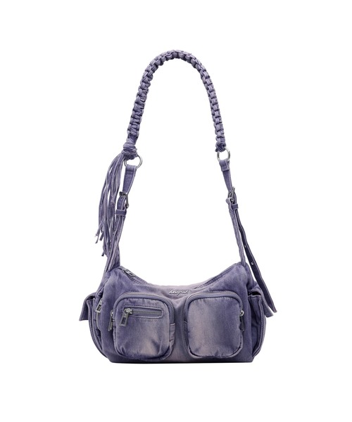 Desigual ショルダーバッグ 2way Desigual（デシグアル） ハンドバッグ ヴィンテージ加工マルチポケット