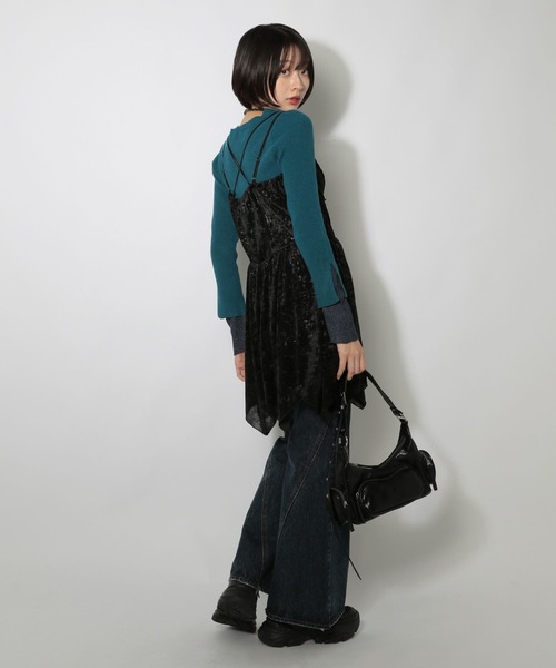 PAGEBOY（ページボーイ） チュニック ベロアチュニックワンピース