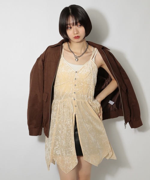 PAGEBOY（ページボーイ） チュニック ベロアチュニックワンピース