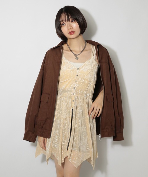フォクシー　ベロアチュニック　ワンピース希少42 PAGEBOY（ページボーイ） チュニック ベロアチュニックワンピース