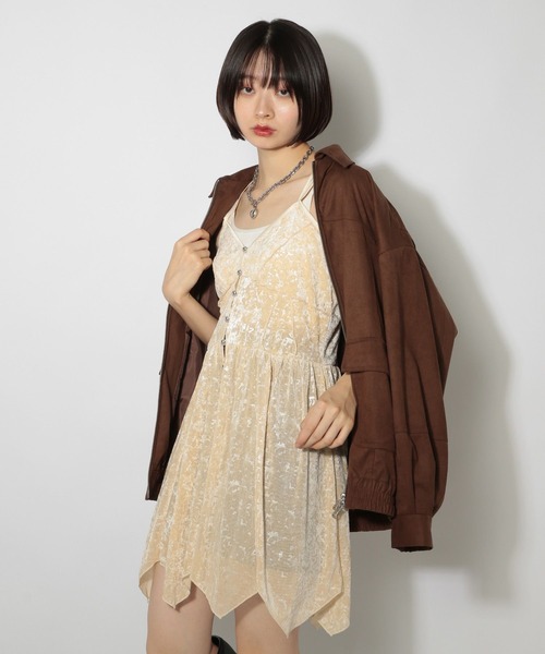 PAGEBOY（ページボーイ） チュニック ベロアチュニックワンピース