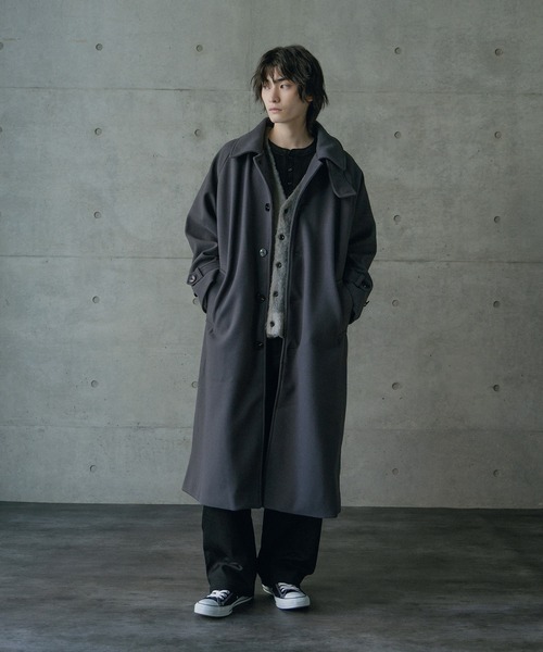 RATTLE TRAP（ラトルトラップ） ステンカラーコート コート フェイク