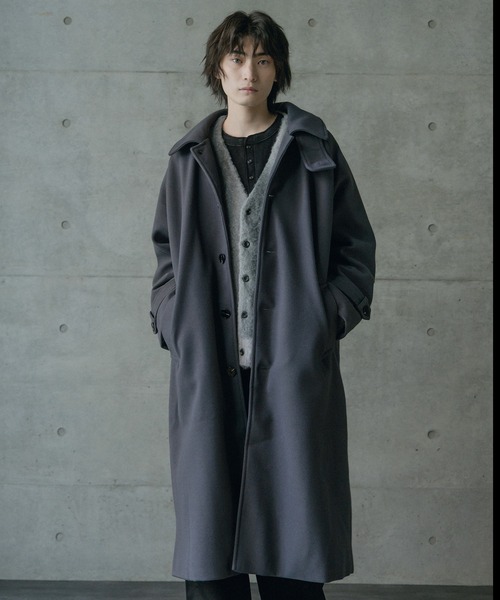 RATTLE TRAP（ラトルトラップ） ステンカラーコート コート フェイク