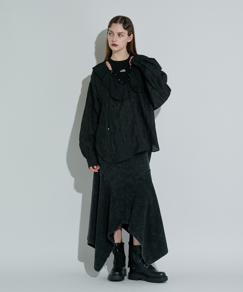 anna sui nyc ブラウス シャツ レースアップブラウス レディース