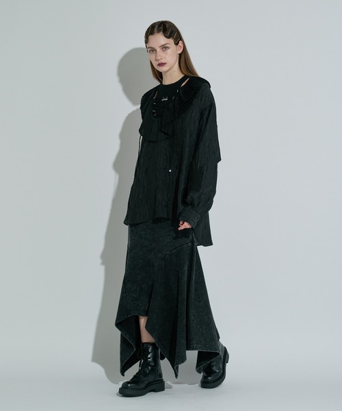 anna sui nyc ブラウス シャツ レースアップブラウス レディース