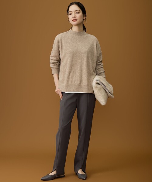 GIUGIU ニットパンツ 自由区（ジユウク） パンツ ジョーゼットニット パンツ レディース