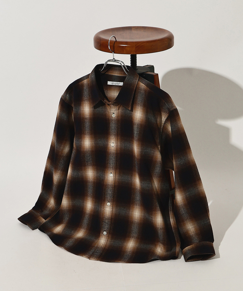 JOURNAL STANDARD（ジャーナルスタンダード） シャツ オンブレチェック