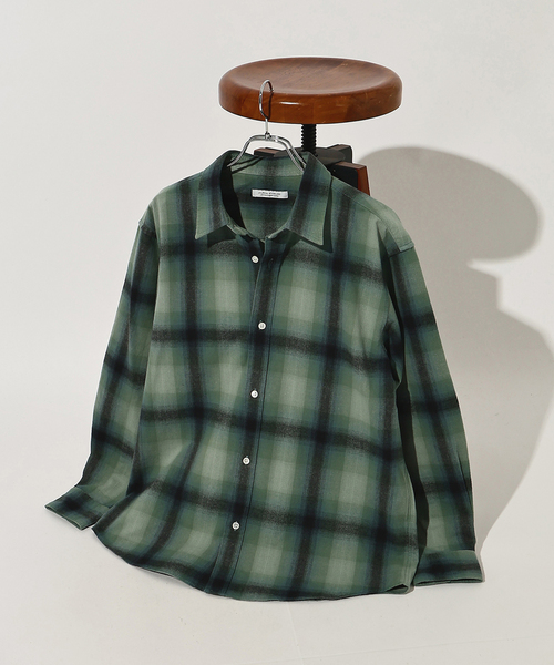 journal standard オンブレ チェックシャツ JOURNAL STANDARD（ジャーナルスタンダード） シャツ オンブレチェック