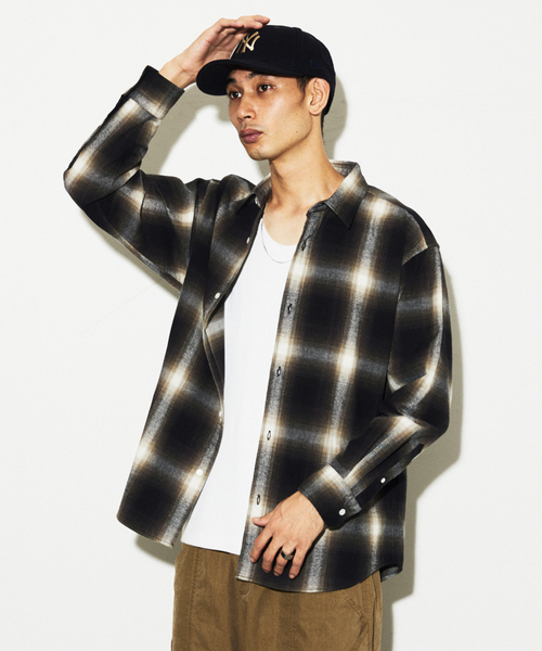ジャーナルスタンダード（JOURNAL STANDARD）/オンブレチェック フランネルシャツ JOURNAL STANDARD（ジャーナルスタンダード） シャツ オンブレチェック