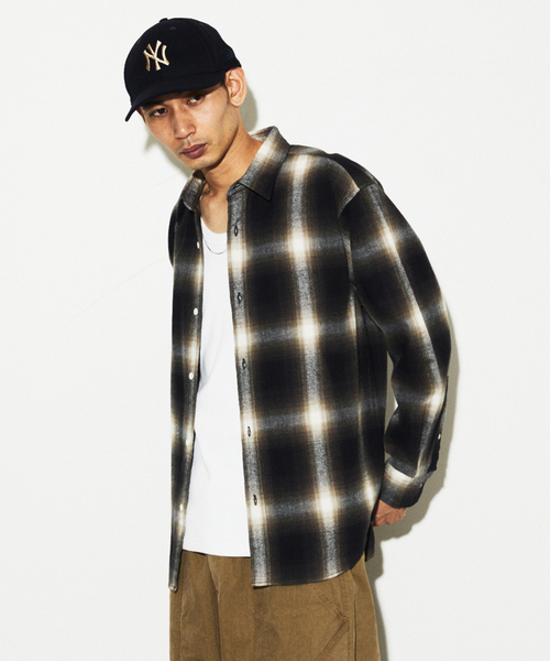JOURNAL STANDARD（ジャーナルスタンダード） シャツ オンブレチェック