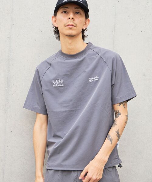 「FFEIN」 半袖Tシャツ SMALL チャコール メンズ_画像9