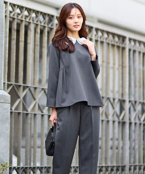 Feroux（フェルゥ） セットアップ 2WAYレースカラー美シルエット