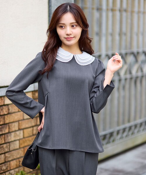 Feroux（フェルゥ） セットアップ 2WAYレースカラー美シルエット