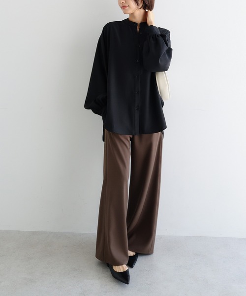 レディース　ブラウス axes femme（アクシーズ ファム） ブラウス シャツ チェーン×リボン付