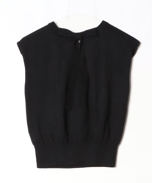 「31 Sons de mode」 ノースリーブニット 36 ブラック レディース_画像2