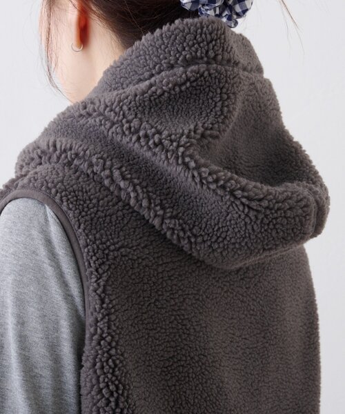 GEVACO（ゲバコ） ベスト ジレ 「GEVACO」ボアフリースフードベスト