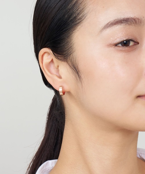 VENDOME AOYAMA（ヴァンドーム青山） ピアス K18 フープ ピアス(中