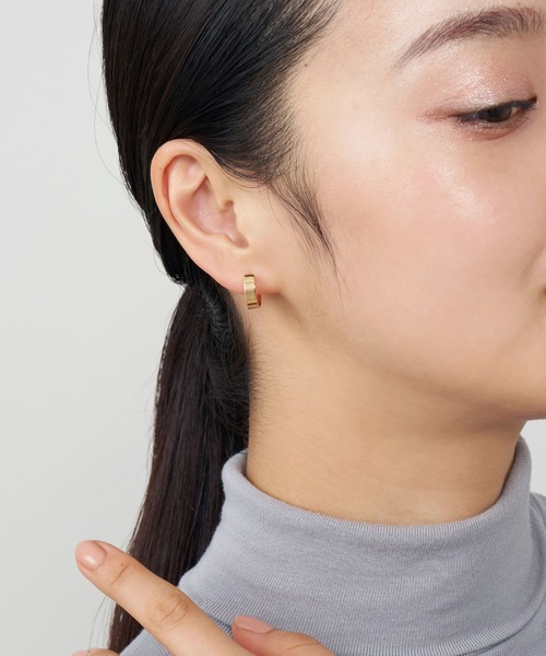 VENDOME AOYAMA（ヴァンドーム青山） ピアス K18 フープ ピアス(中