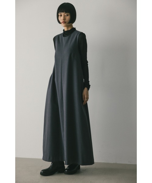 「STYLEMIXER」 ノースリーブワンピース SMALL ブラック レディース_画像2