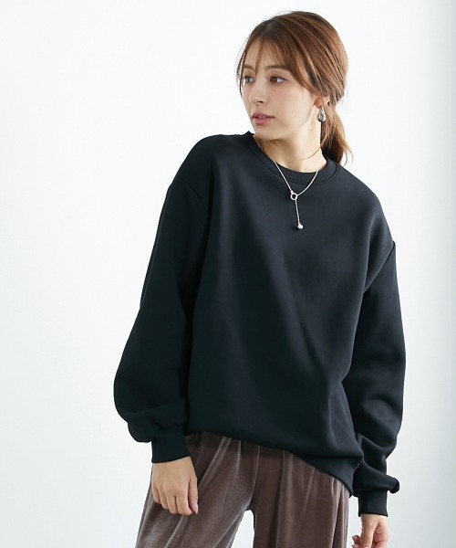 【新品未使用】サイズ0 レディース ラッセルノ 裏起毛トレーナー 1455 slattgir（スラットジール） トレーナー スウェット 高身長 綿100