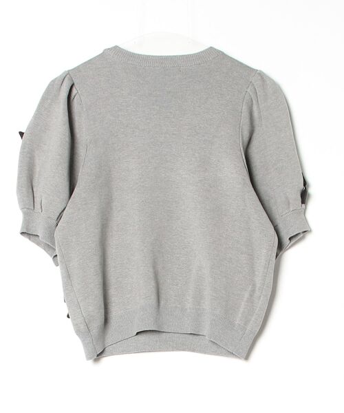 「TSURU by Mariko Oikawa」 半袖ニット FREE グレー レディース_画像2