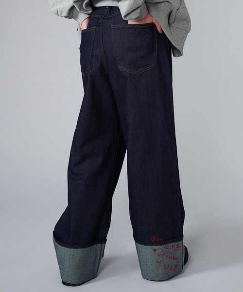 「ONCILY」 スキニーデニムパンツ SMALL インディゴブルー メンズ_画像3