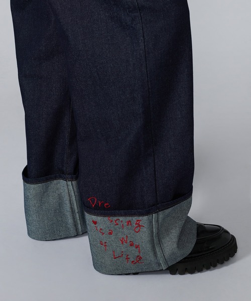 「ONCILY」 スキニーデニムパンツ SMALL インディゴブルー メンズ_画像6