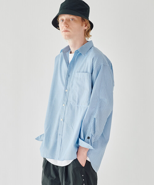 DAIWA PIER39（ダイワ ピア39） 長袖シャツ M ブルー系その他 メンズ