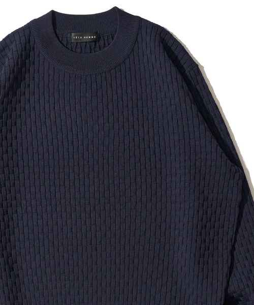 TETE HOMME（テット オム） セーター ニット 「WEB限定」ブリスター