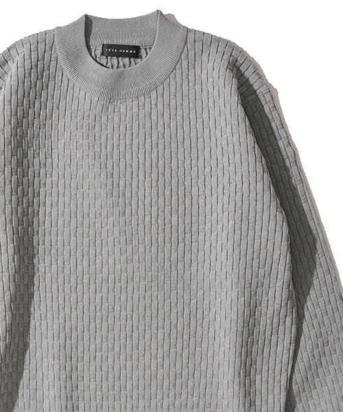 TETE HOMME（テット オム） セーター ニット 「WEB限定」ブリスター