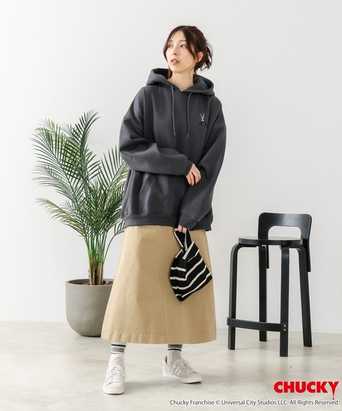 UNIT（NIXON） パーカー 「CHUCKY/チャッキー」オリジナルデザイン 裏