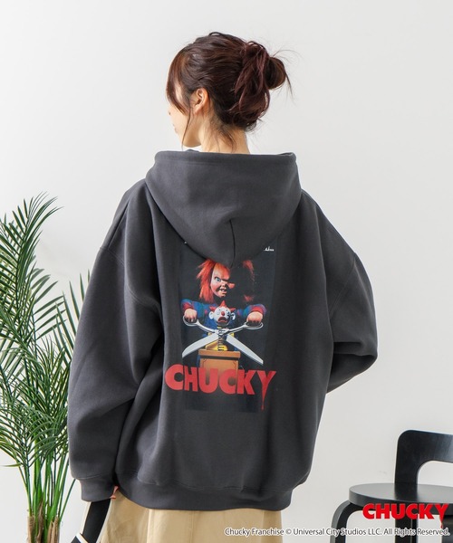 UNIT（NIXON） パーカー 「CHUCKY/チャッキー」オリジナルデザイン 裏