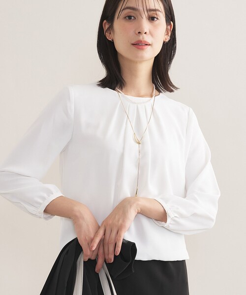INDIVI（インディヴィ） ブラウス シャツ 入学式 卒業式 「洗える