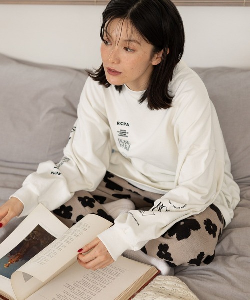 niko and…（ニコアンド） スウェットカットソー FREE オフホワイト