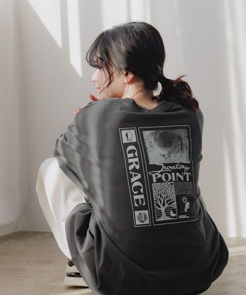 niko and…（ニコアンド） スウェットカットソー FREE オフホワイト