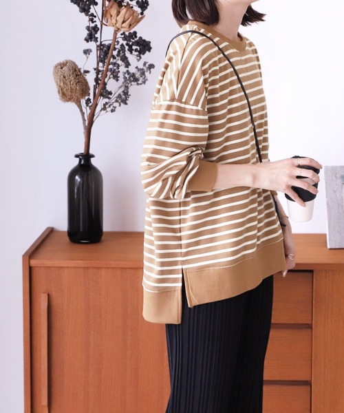 「reca」 長袖カットソー FREE ブラック系その他 レディース_画像5