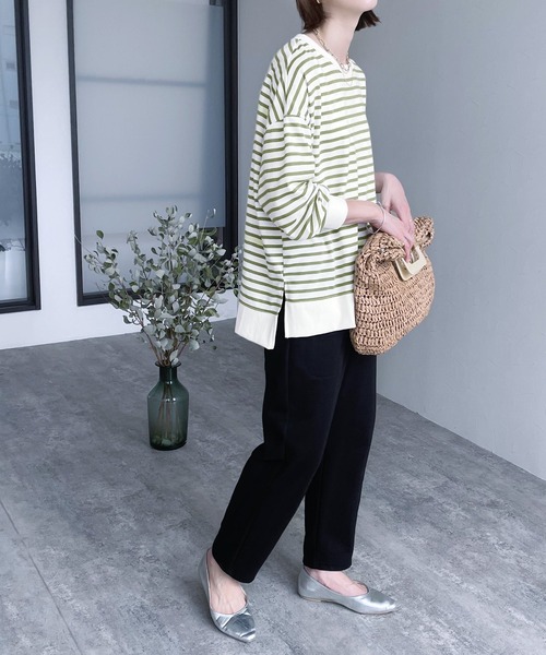 「reca」 長袖カットソー FREE ブラック系その他 レディース_画像8