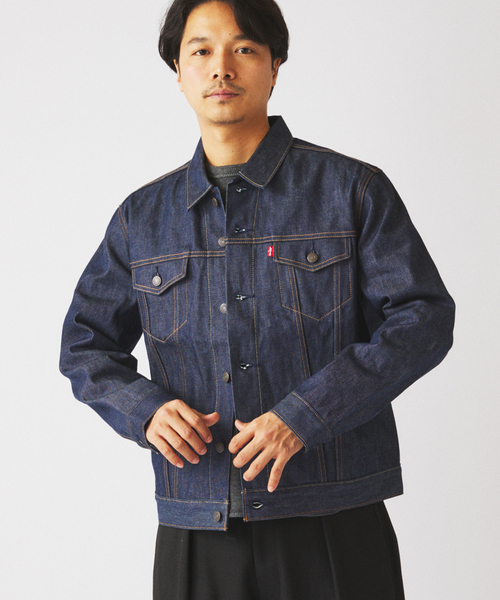 Levi's◎Wネーム◎リーバイス × ロイヤルオーダー◎Gジャン◎M◎難あり Levi's◎Wネーム◎リーバイス × ロイヤルオーダー◎Gジャン◎M◎難