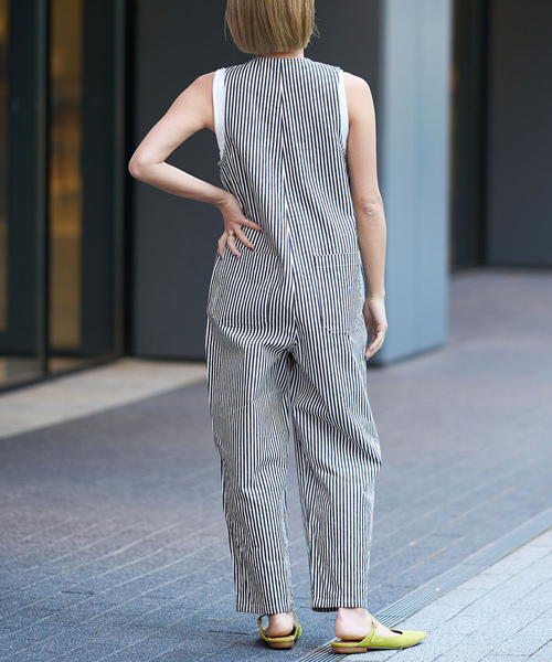 「IENA LA BOUCLE」 オールインワン 38 ネイビー レディース_画像5