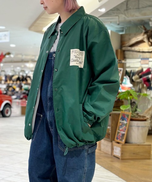 SNOOPY×OLD BETTY'S ブルゾン ジャンバー SNP Nylon Coach Jacket