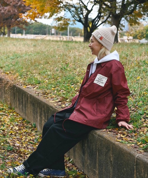 SNOOPY×OLD BETTY'S ブルゾン ジャンバー SNP Nylon Coach Jacket