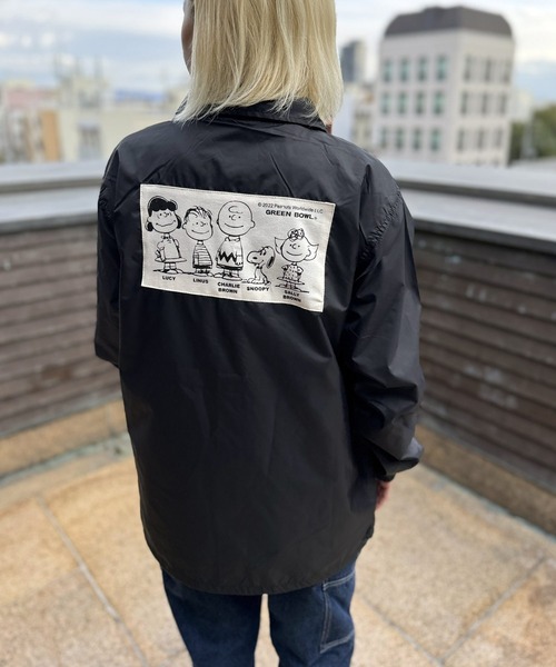 SNOOPY×OLD BETTY'S ブルゾン ジャンバー SNP Nylon Coach Jacket