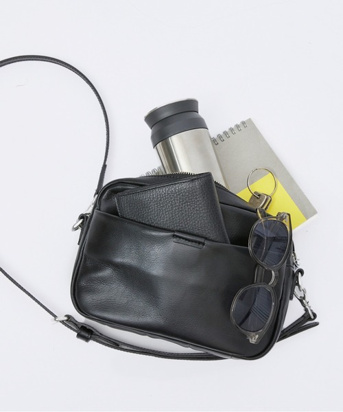 「aniary」 ショルダーバッグ FREE ブラック×ブラック メンズ_画像9