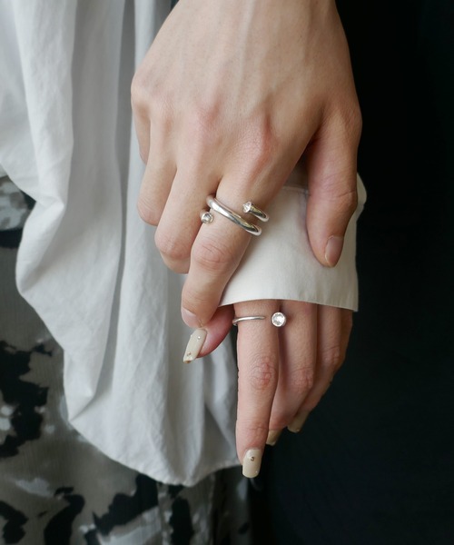 「e.m.」 リング L シルバー レディース_画像5