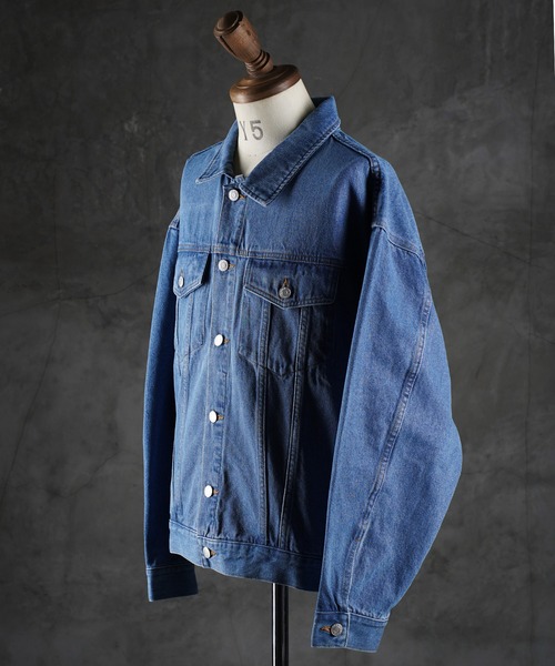 「G.O.C」 デニムジャケット MEDIUM インディゴブルー メンズ_画像8