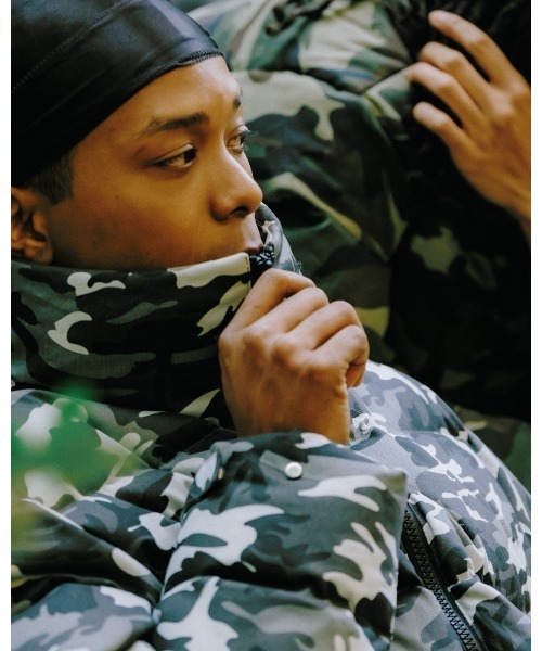 BREATH ダウンジャケット ダウン CAMO DOWN JACKET メンズ : ZOZOTOWN