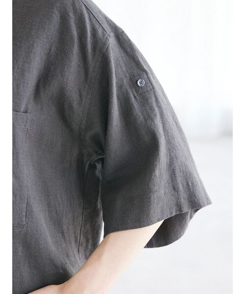 「CRAFT STANDARD BOUTIQUE」 半袖ブラウス FREE ネイビー レディース_画像8