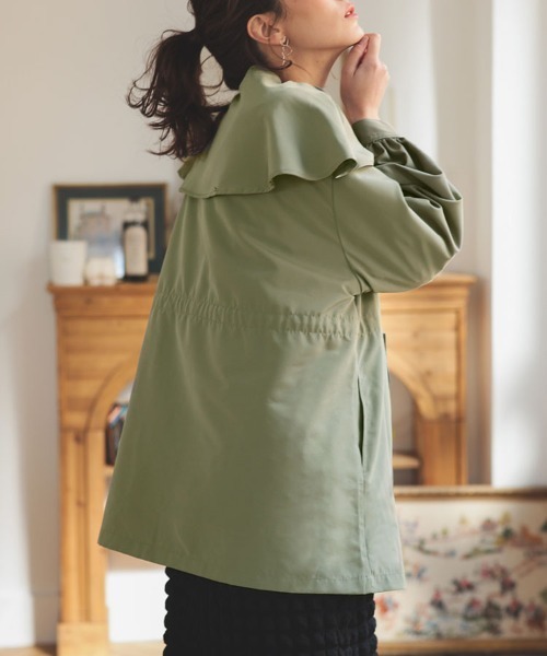 「DONOBAN」 マウンテンパーカー F カーキ レディース_画像5